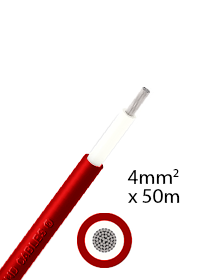 4mm2 single-core 50m – Red