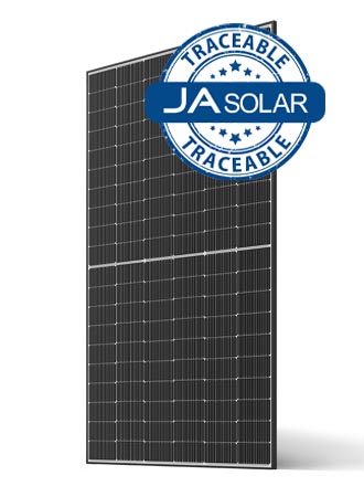 535W N-type TOPCon MBB Traceable , dubbelglas bifacial, 60 celler, svart ram, MC4