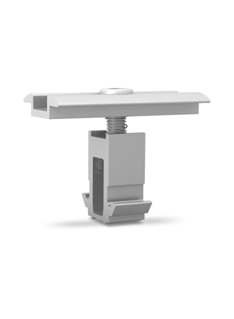 DomeClamp Middle Clamp Silver 30-50 mm