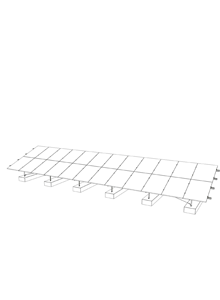 K2 Ground Mount N-Rack 2.20 CS Kit – module length up to 1905mm
